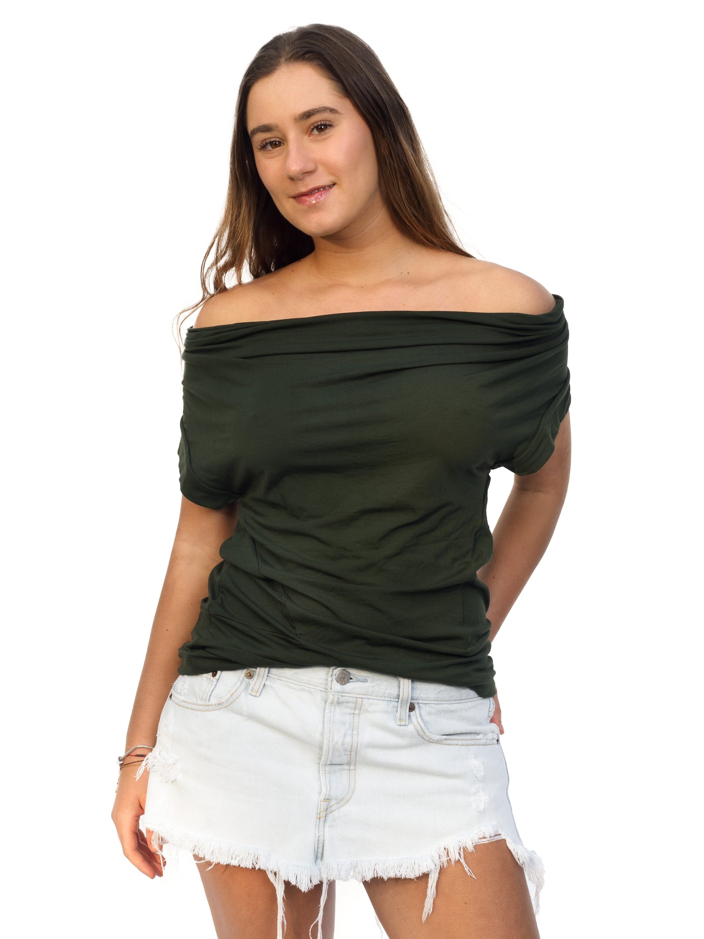Charo Top - Jungle Green