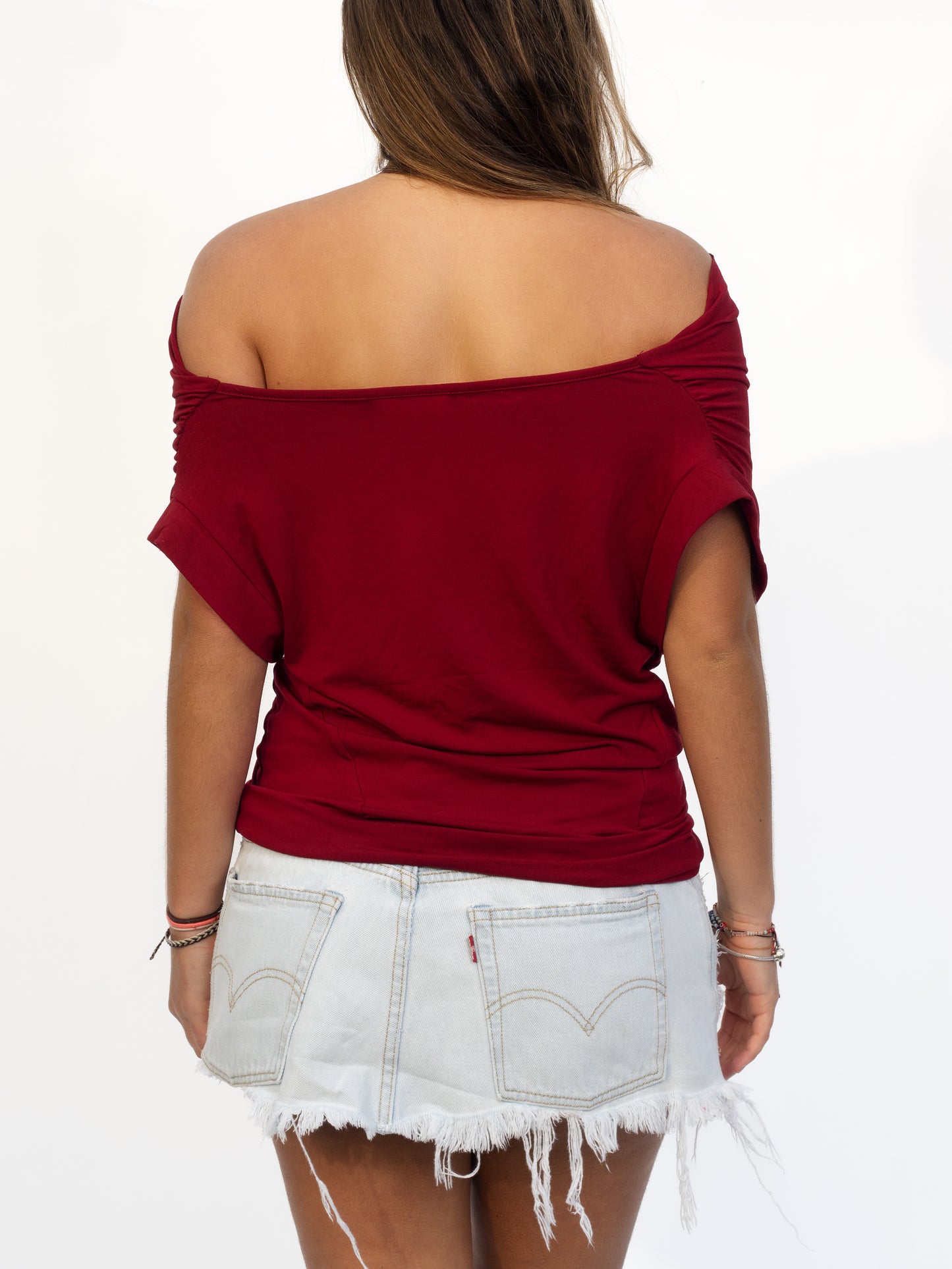 Charo Top - Dark Red