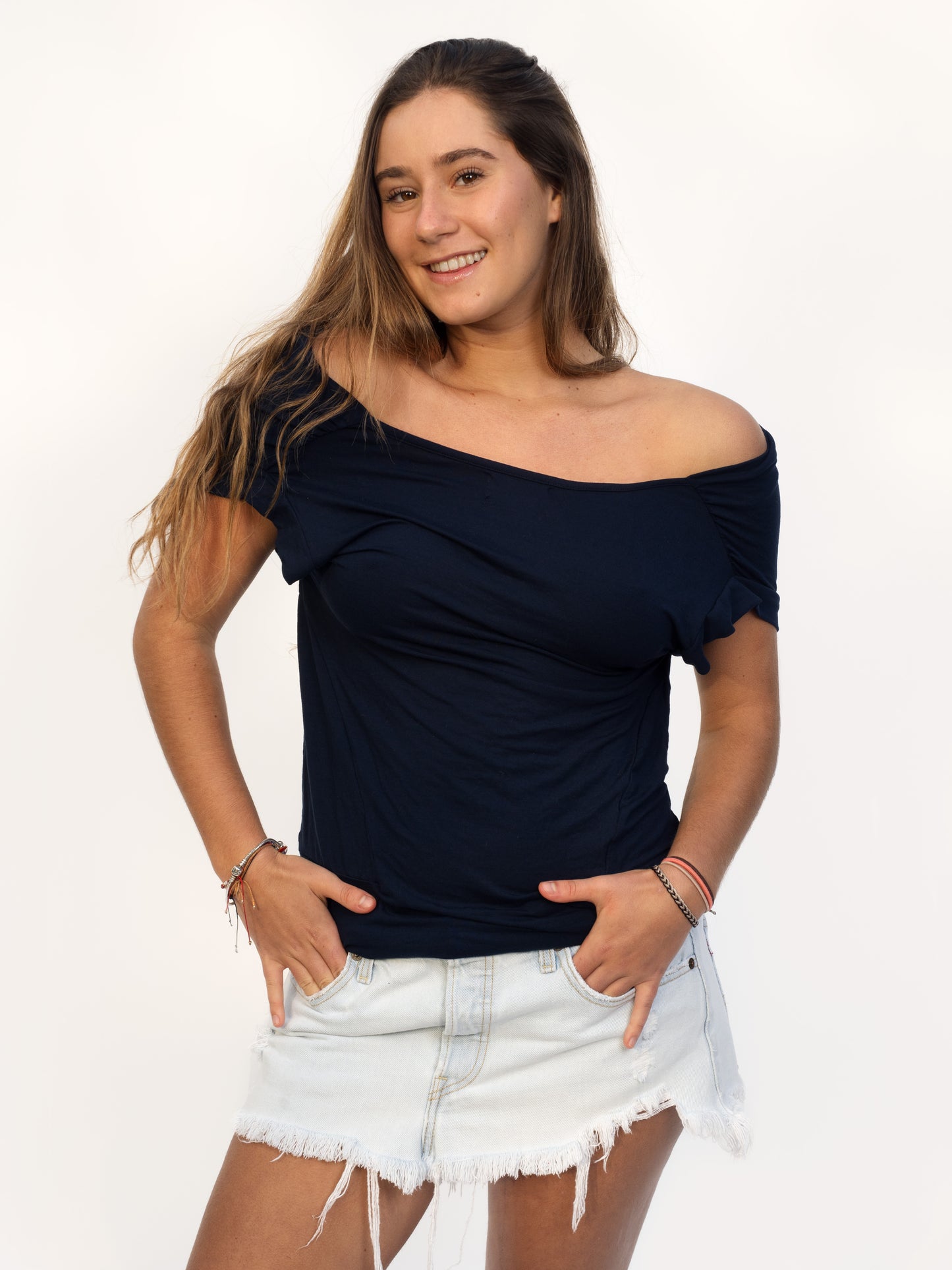 Charo Top - Navy