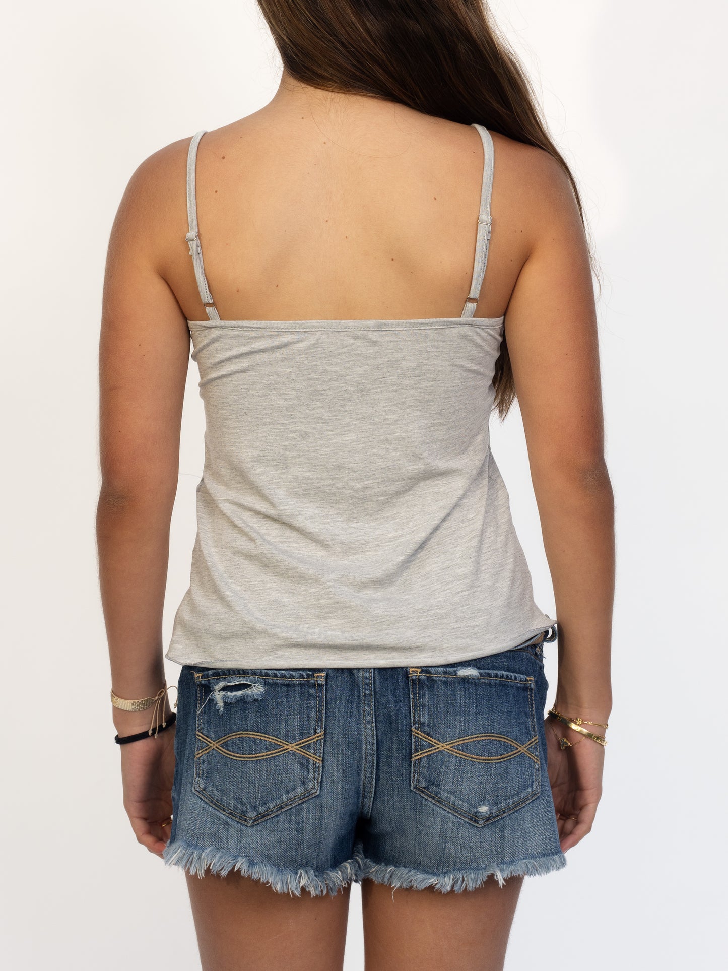 Classic Tie Top - Grey
