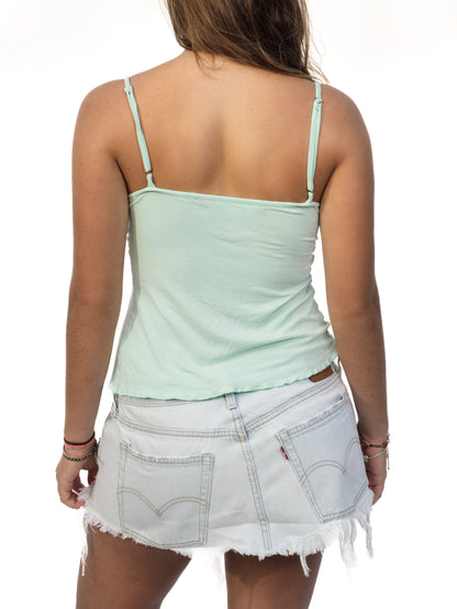 Classic Tie Top - Aquamarine