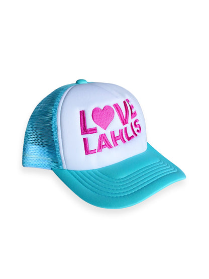 ‍Turquoise Trucker Hat (100% off)